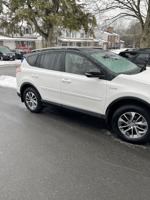 Rav4 Hybrid Top/Mirrors Gloss Black